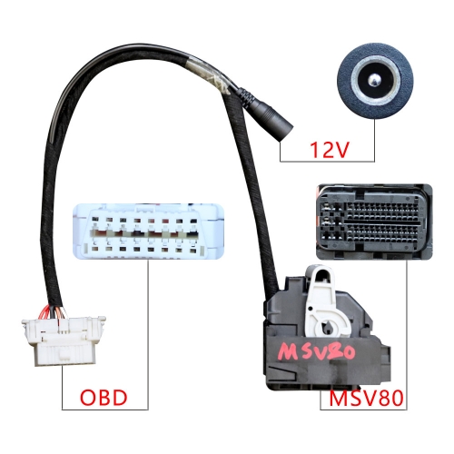 Hohe Qualität für BMW ISN DME Kabel für MSV und MSD Kompatibel mit Xhorse VVDI2 oder CGDI für BMW