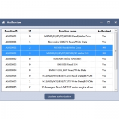 Actualización AT-200 para BMW MSD80 / MSD81 / MSD85 / MSD87 / MSV80 / MSV90 Escribir ISN y MSV80 Leer / Escribir ISN, respaldar y restaurar datos