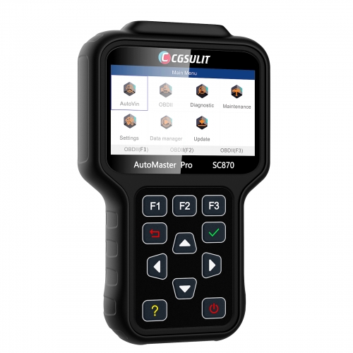 CGSULIT Full Function OBD2 Scanner, 2023 New SC870 All Systems Universal Code Reader with Special Functions EPB Oil Light Reset Service
