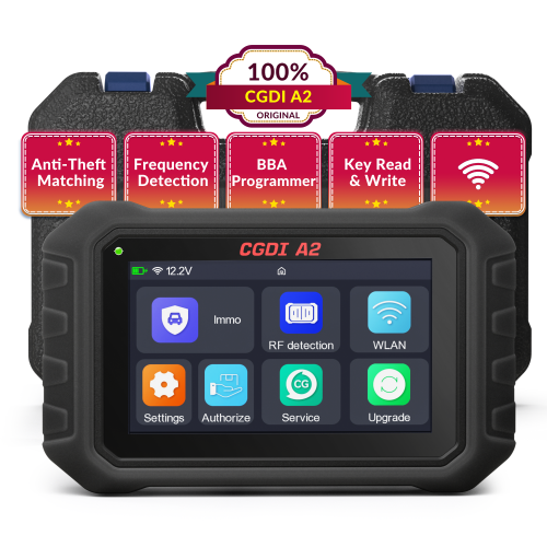 Llegada nueva de CGDI, programador de llave Premium Edition A2 IMMO para analizador de motor B/M/W Serie G, prueba de frecuencia BDC2