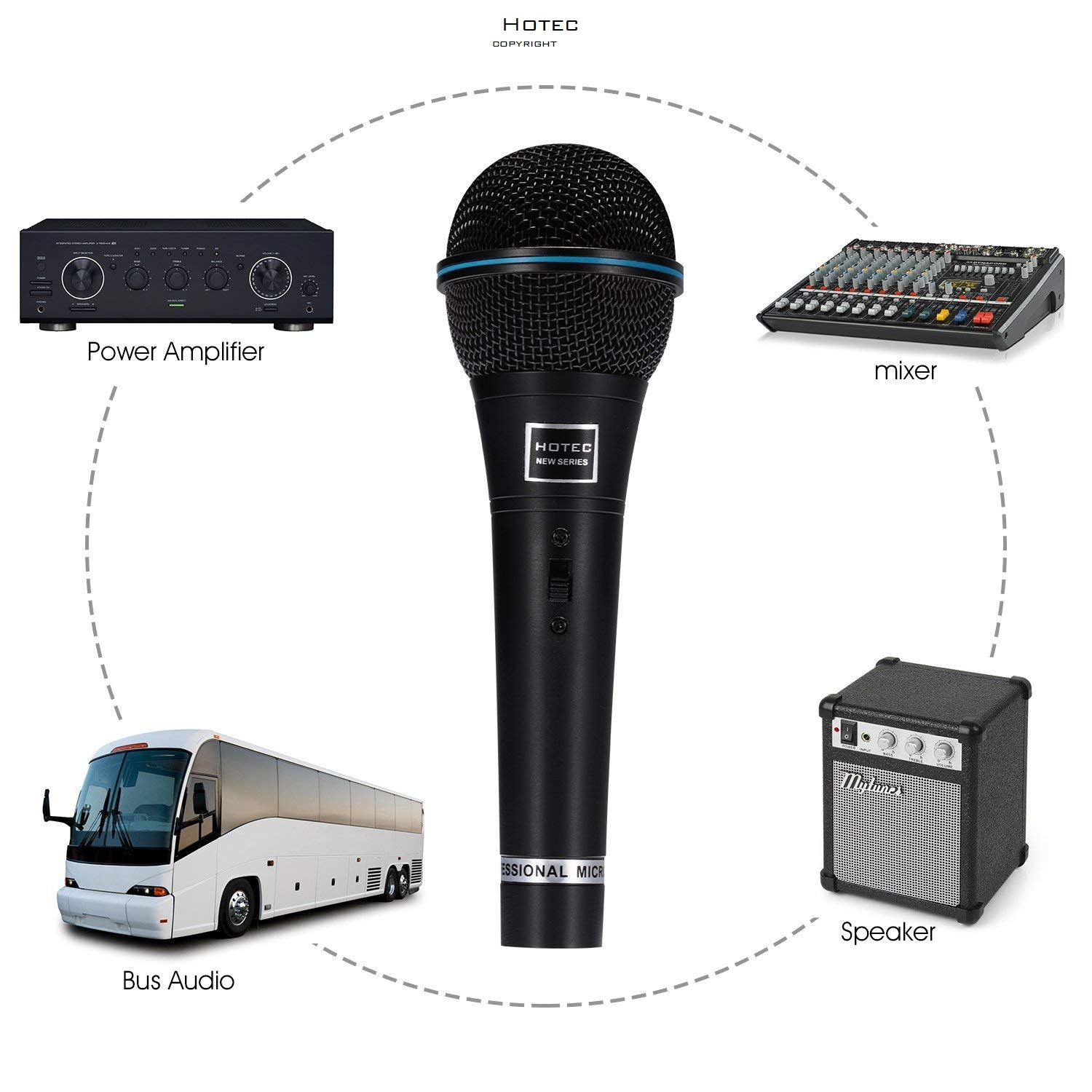 Hotec Dynamic Handheld Microphone