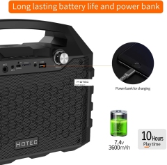 Hotec Wireless Portable PA Speaker System