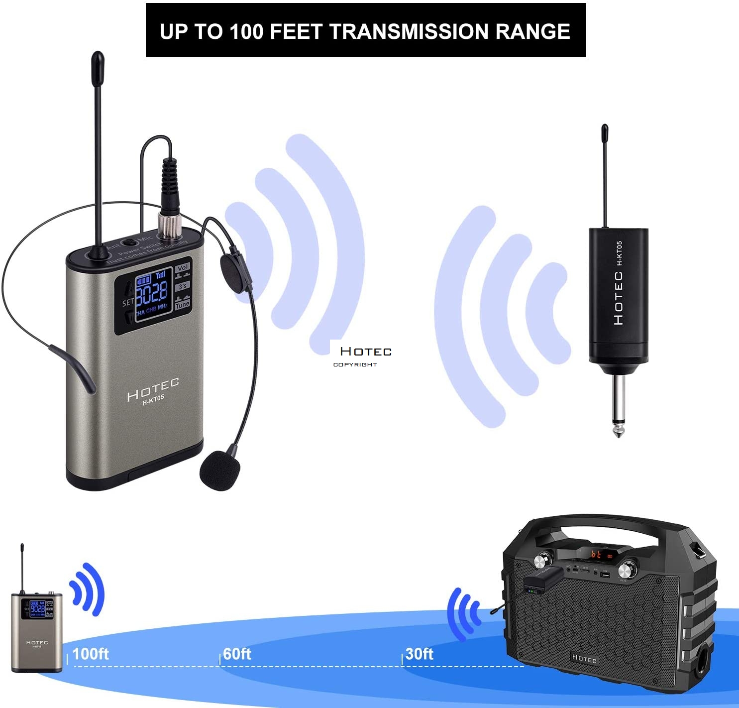 UHF Wireless Lavalier Microphone Headset buy Lapel Mic Bodypack Transmitter Receiver