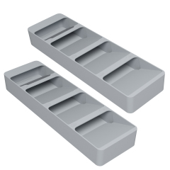 Hotec Kitchen Drawer Organizer Tray, 2 pack