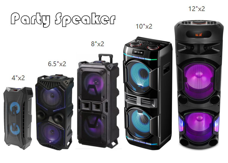 led party speaker