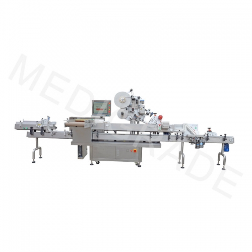 LMS-510 bottle labeling and tray packing machine
