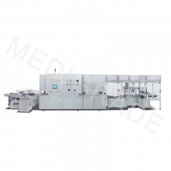High output aseptic liquid filling line for vials