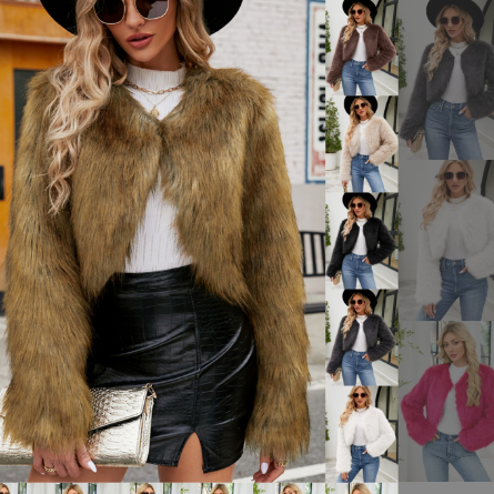 71F0588#Fur Coat
