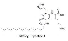 Cosmetics Peptide Palmitoyl Tripeptide-1 (PAL-GHK / palmitoyl-GHK) CAS 147732-56-7