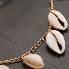 Boho Anklet Gold Shell Anklets Pendant Ankle Bracelet Beach Ankle Chain Foot Jewelry for Women and Girls