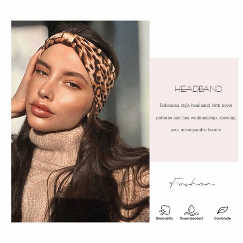 GORTIN Boho Stirnbänder 3er Set – Leoparden & Streifen, Dehnbarer Turban Für Frauen