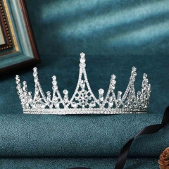 Unicra Wedding Bridal Tiara Silver Tiaras Crystal Queen Crown Rhinestone Crowns Bride Prom Hair Accessories for Women and Girls
