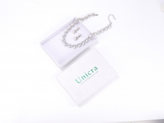Unicra Pearl Necklace Earrings Pearls Jewelry Sets for Women
