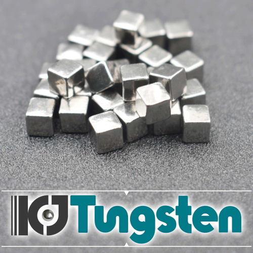 Tungsten Cube for Shotshell Reloading