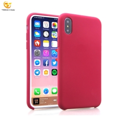 High Quality Colorful Liquid Silicone Rubber Mobile Phone Case for apple iphone X