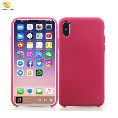 High Quality Colorful Liquid Silicone Rubber Mobile Phone Case for apple iphone X