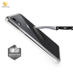 Ultra Thin Transparent 9h glass Phone Case For iphone Xr