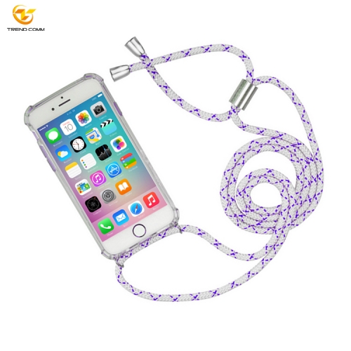 Necklace With Tpu Phone Case For Applei Phone 8 plus