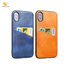 PU sticker card wallet mobile phone bag for iphone XS Max