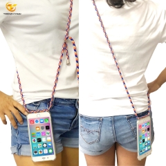Necklace With Tpu Phone Case For Applei Phone 8 plus