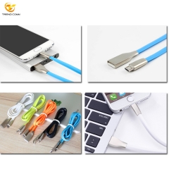 Nylon braided aluminum USB for apple charging cable