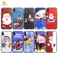 Custom print case soft TPU for iphone XS Max Christmas gift