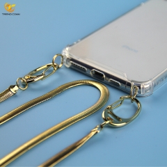 Snake Metal Chain Necklace Custom TPU For iPhone XS Max Case