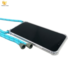 Acrylic Neck Phone Holder For iPhone 11 TPU Mobile Case Covers