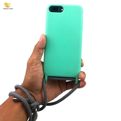 New Phone Neck Strap Silicon Mobile Cases For iPhone 6-11 Pro Max