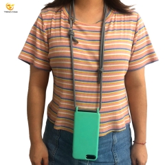 New Phone Neck Strap Silicon Mobile Cases For iPhone 6-11 Pro Max