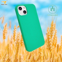 Wheat Personalized Custom Design For iPhone 13 Pro Max Back Cover Recycled Unique Compostable Eco Friendly Biodegradable