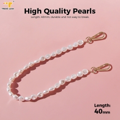 Latest Fashion Bead Chain Necklace Lanyard Cover Shockproof For iPhone i 13 Transparent 2022 Pearl Clear Phone Case Hard