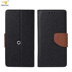 OEM ODM Blank Insert Design Multi Card Holder Adhesive Leather PU Genuine Luxury Rotating