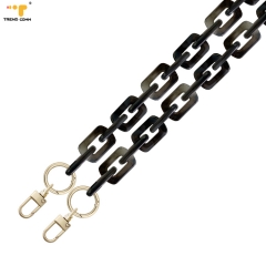 For iPhone 13 New Design 360 Flower Case Transparent 1.2M Metal Hook Elegant Necklace Acrylic Chain Bracelet