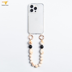 Necklace Case bracelet chain Waterproof Custom lanyard key Acrylic Candy Accessories Stone Phone Wrist Strap