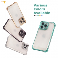 New type Protector Phone Case For iPhone 14 Pro Max Cover With Camera Protection with Electroplating process