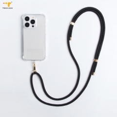 Fashion trend crossbody snap grip elastic cell phone holder strap Portable Chain Telephone Cord Mobile Lanyard Attachment