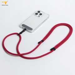 Over arm strap crossbody snap grip elastic cell phone holder strap Portable Chain Telephone Cord Mobile Lanyard Attachment