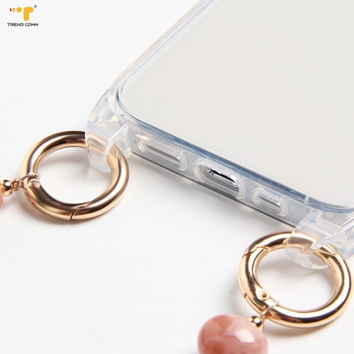 2023 crossbody strap smartphone accessories Custom Cell Necklace Mobile Phone Case lanyard For iPhone 14 15