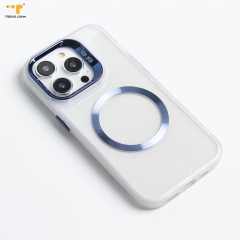 Blank transparent cute magnetic clear shockproof phone case for iphone x xr xs 11 12 13 14 15 plus pro max
