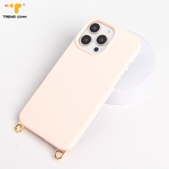 Protective Silicone Case for Crossbody Phone Case for iPhone Mobile Cover With Phone Case Hooks Custom Logo