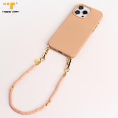 Protective Silicone Case for Crossbody Phone Case for iPhone Mobile Cover With Phone Case Hooks Custom Logo