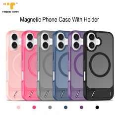 Original for iPhone 17 Pro Max Phone with Magnetic Case Transparent Protective Holder for Girls for 14 Plus 13 Pro Max Models