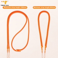 Multi-Use Adjustable Strap Secure Carry Solution for Phone Converts From Neck Lanyard to Anti-Loss Wrist Rope for iPhone 17 Pro