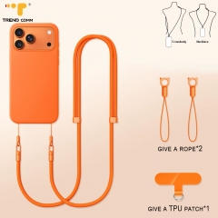 Multi-Use Adjustable Strap Secure Carry Solution for Phone Converts From Neck Lanyard to Anti-Loss Wrist Rope for iPhone 17 Pro