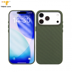 New Trending Technological PC Material Mobile Phone Cover with Magnetic Function Strip Stand Crossbody Lanyard for iPhone 17 Pro