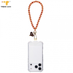 Premium Trend Comm Corporate Gift Custom Logo Acrylic Bead Wristband 32cm Detachable Design for iPhone 12 13 14 15 16 17