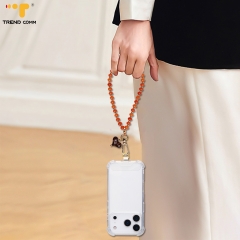 Premium Trend Comm Corporate Gift Custom Logo Acrylic Bead Wristband 32cm Detachable Design for iPhone 12 13 14 15 16 17