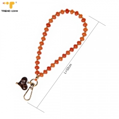 Premium Trend Comm Corporate Gift Custom Logo Acrylic Bead Wristband 32cm Detachable Design for iPhone 12 13 14 15 16 17