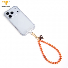Premium Trend Comm Corporate Gift Custom Logo Acrylic Bead Wristband 32cm Detachable Design for iPhone 12 13 14 15 16 17